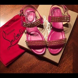 8.5 Christian Louboutin Bikee Bike Flat